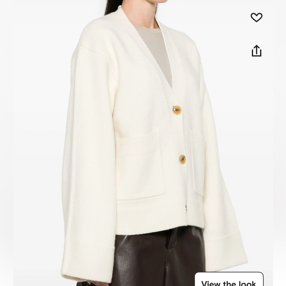 Axel Arigato Memory V-Neck Button-Up Cardigan